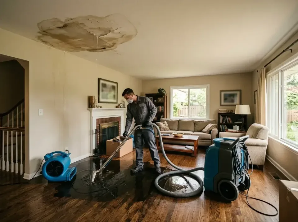 attic-pipe-burst-ceiling-drip-008 — frequently asked questions, Water Damage Restoration & Carpet Care in Eastwood, LA